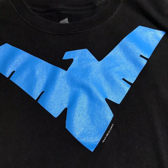 NIGHTWING L T Shirt Batman DC Comics 90s Comic Book Super Hero 99 Vtg Graphitti - Picture 2 of 5